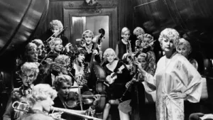 映画『お熱いのがお好き』：1930年代のスクリューボール・コメディ映画を彷彿とさせる物語構成、映像、役者の演技